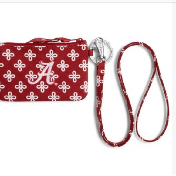 Vera Bradley Accessories - VERA BRADLEY UNIVERSITY OF ALABAMA ZIP ID LANYARD